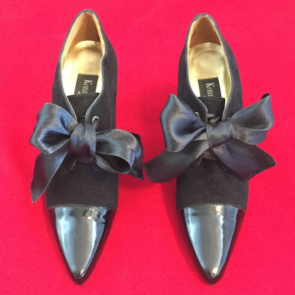 Kenneth Cole Suede & Patent Leather Pumps NEW - Picture 13 of 14